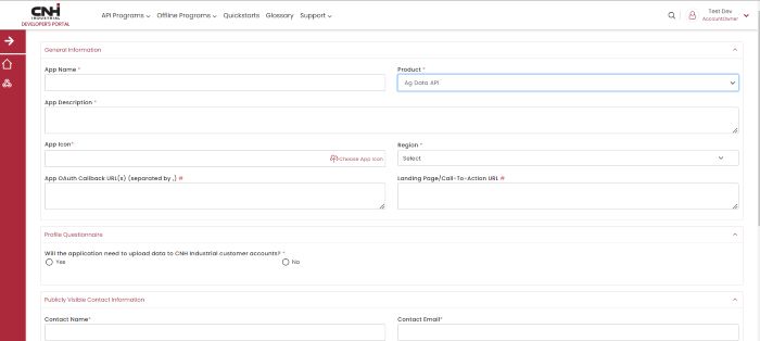 Product: CONNECT Machine Data API